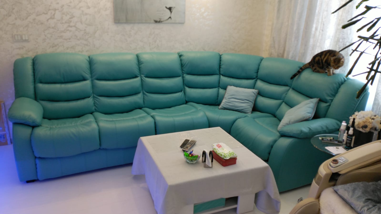 Перетяжка дивана на дому. Калачинск