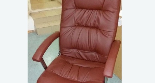 Обтяжка офисного кресла. Калачинск
