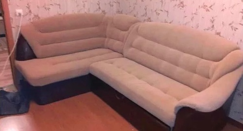 Перетяжка углового дивана. Калачинск