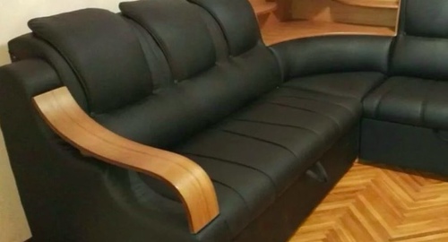 Перетяжка кожаного дивана. Калачинск